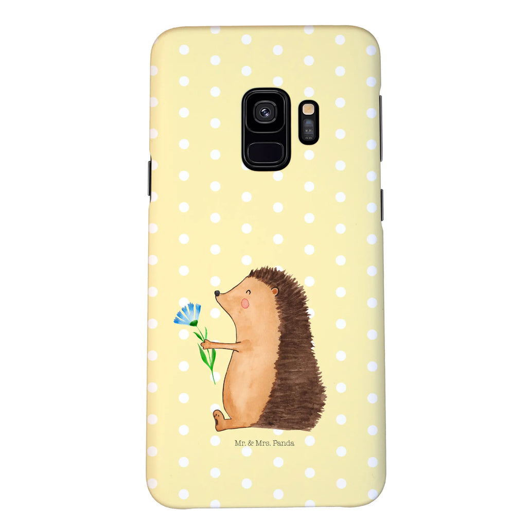 Handyhülle Igel Blumen Handyhülle, Handycover, Cover, Handy, Hülle, Iphone 10, Iphone X, Tiermotive, Gute Laune, lustige Sprüche, Tiere, Igel, Gute Besserung, Genesungswünsche, Krankheit, Krankenhaus, krank, Besuch