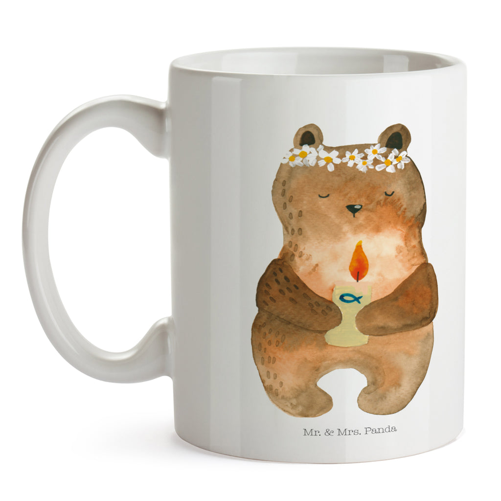 Tasse Bär Kommunion Tasse, Kaffeetasse, Teetasse, Becher, Kaffeebecher, Teebecher, Keramiktasse, Porzellantasse, Büro Tasse, Geschenk Tasse, Tasse Sprüche, Tasse Motive, Kaffeetassen, Tasse bedrucken, Designer Tasse, Cappuccino Tassen, Schöne Teetassen, Bär, Teddy, Teddybär, Kommunion, Gottes Segen, Taufkerze, katholisch