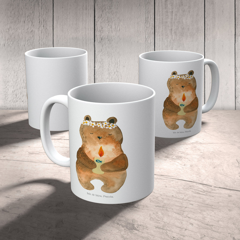 Tasse Bär Kommunion Tasse, Kaffeetasse, Teetasse, Becher, Kaffeebecher, Teebecher, Keramiktasse, Porzellantasse, Büro Tasse, Geschenk Tasse, Tasse Sprüche, Tasse Motive, Kaffeetassen, Tasse bedrucken, Designer Tasse, Cappuccino Tassen, Schöne Teetassen, Bär, Teddy, Teddybär, Kommunion, Gottes Segen, Taufkerze, katholisch