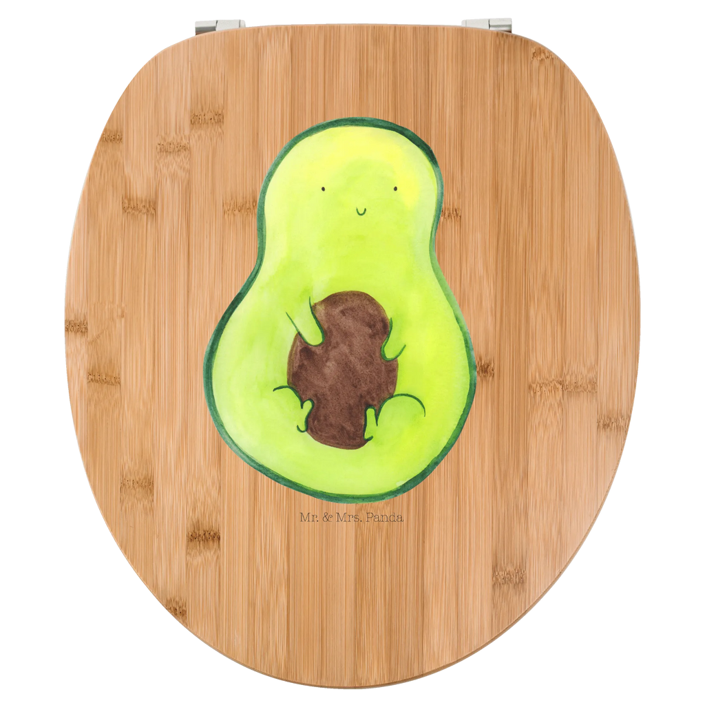 Motiv WC Sitz Avocado Kern Klobrille, Klodeckel, Toilettendeckel, WC-Sitz, Toilette, Avocado, Veggie, Vegan, Gesund, Avokado, Avocadokern, Kern, Pflanze, Spruch Leben