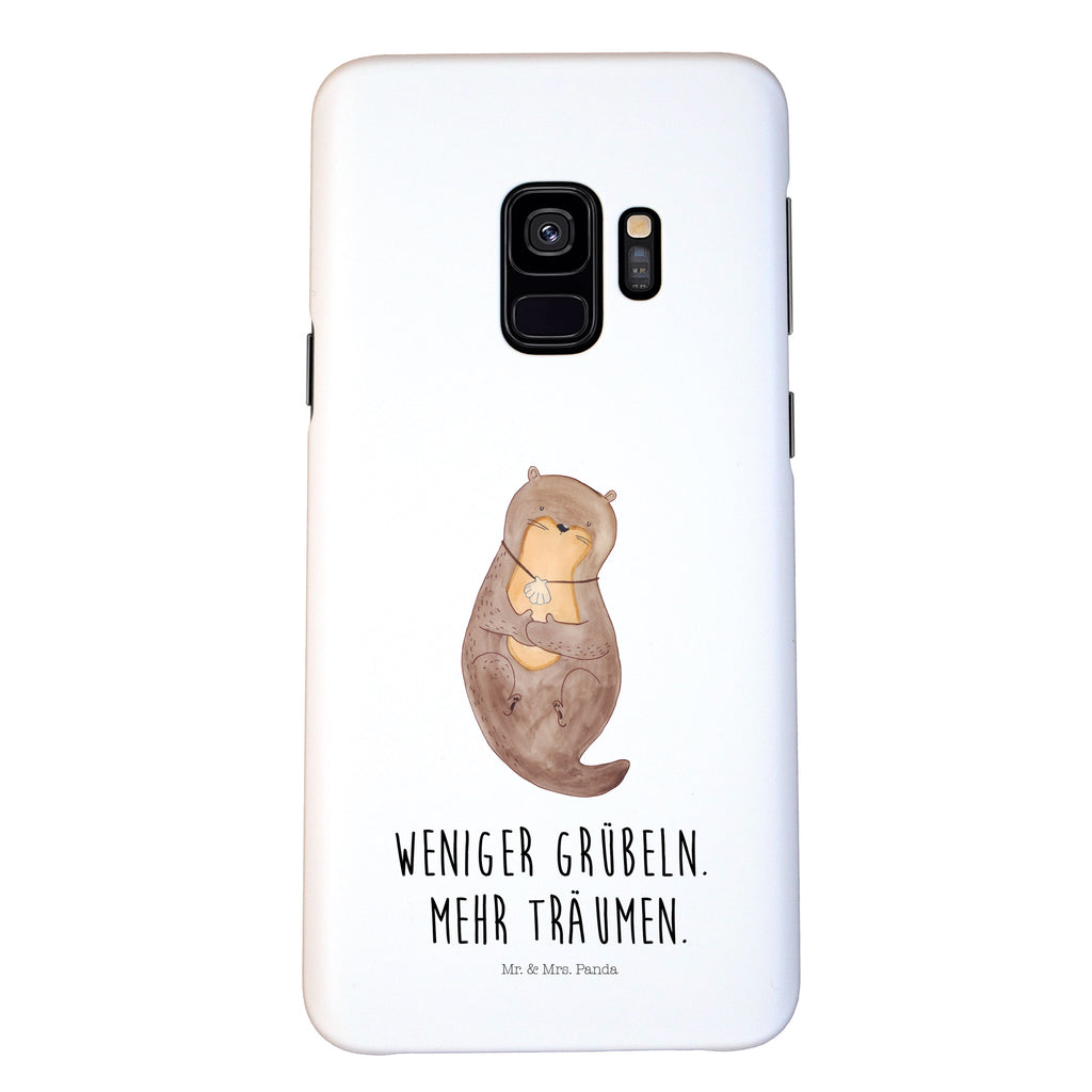 Handyhülle Otter Muschel Handyhülle, Handycover, Cover, Handy, Hülle, Iphone 10, Iphone X, Otter, Fischotter, Seeotter, Otterliebe, grübeln, träumen, Motivation, Tagträumen, Büro