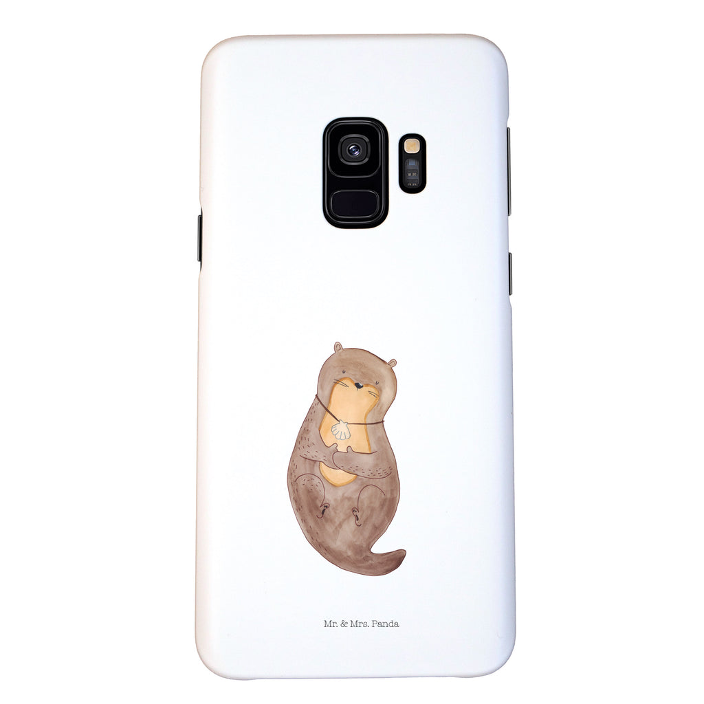 Handyhülle Otter Muschel Handyhülle, Handycover, Cover, Handy, Hülle, Iphone 10, Iphone X, Otter, Fischotter, Seeotter, Otterliebe, grübeln, träumen, Motivation, Tagträumen, Büro