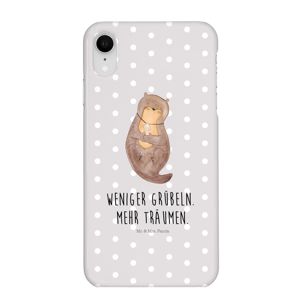 Handyhülle Otter Muschel Handyhülle, Handycover, Cover, Handy, Hülle, Iphone 10, Iphone X, Otter, Fischotter, Seeotter, Otterliebe, grübeln, träumen, Motivation, Tagträumen, Büro