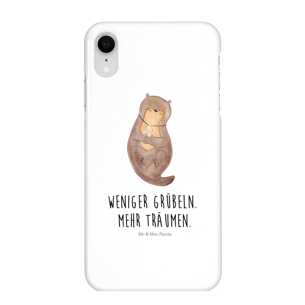 Handyhülle Otter Muschel Handyhülle, Handycover, Cover, Handy, Hülle, Iphone 10, Iphone X, Otter, Fischotter, Seeotter, Otterliebe, grübeln, träumen, Motivation, Tagträumen, Büro