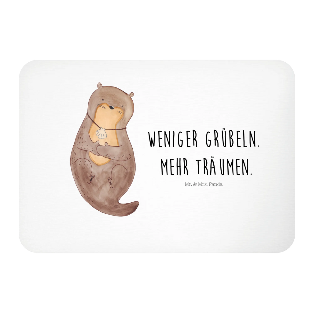 Magnet Otter mit Muschelmedaillon Kühlschrankmagnet, Pinnwandmagnet, Souvenir Magnet, Motivmagnete, Dekomagnet, Whiteboard Magnet, Notiz Magnet, Kühlschrank Dekoration, Otter, Fischotter, Seeotter, Otterliebe, grübeln, träumen, Motivation, Tagträumen, Büro