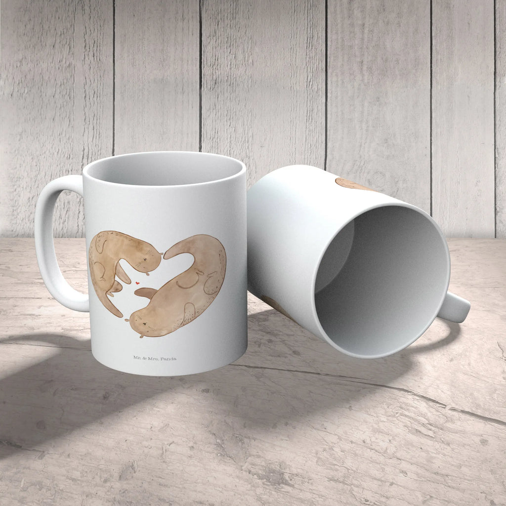 Tasse Otter Herz Tasse, Kaffeetasse, Teetasse, Becher, Kaffeebecher, Teebecher, Keramiktasse, Porzellantasse, Büro Tasse, Geschenk Tasse, Tasse Sprüche, Tasse Motive, Kaffeetassen, Tasse bedrucken, Designer Tasse, Cappuccino Tassen, Schöne Teetassen, Otter, Fischotter, Seeotter, Liebe, Herz, Liebesbeweis, Liebesgeschenk, Bessere Hälfte, Love you, Jahrestag, Hochzeitstag, Verlobung, gemeinsames Leben