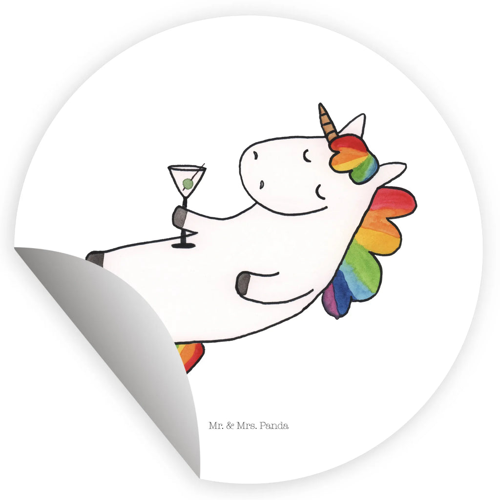 Rund Aufkleber Einhorn Cocktail Sticker, Aufkleber, Etikett, Einhorn, Einhörner, Einhorn Deko, Pegasus, Unicorn, Party, Spaß, Feiern, Caipirinha, Rum, Cuba Libre, Sekt, Freundin, Geburtstag, lustig, witzig, Spruch, Glitzer