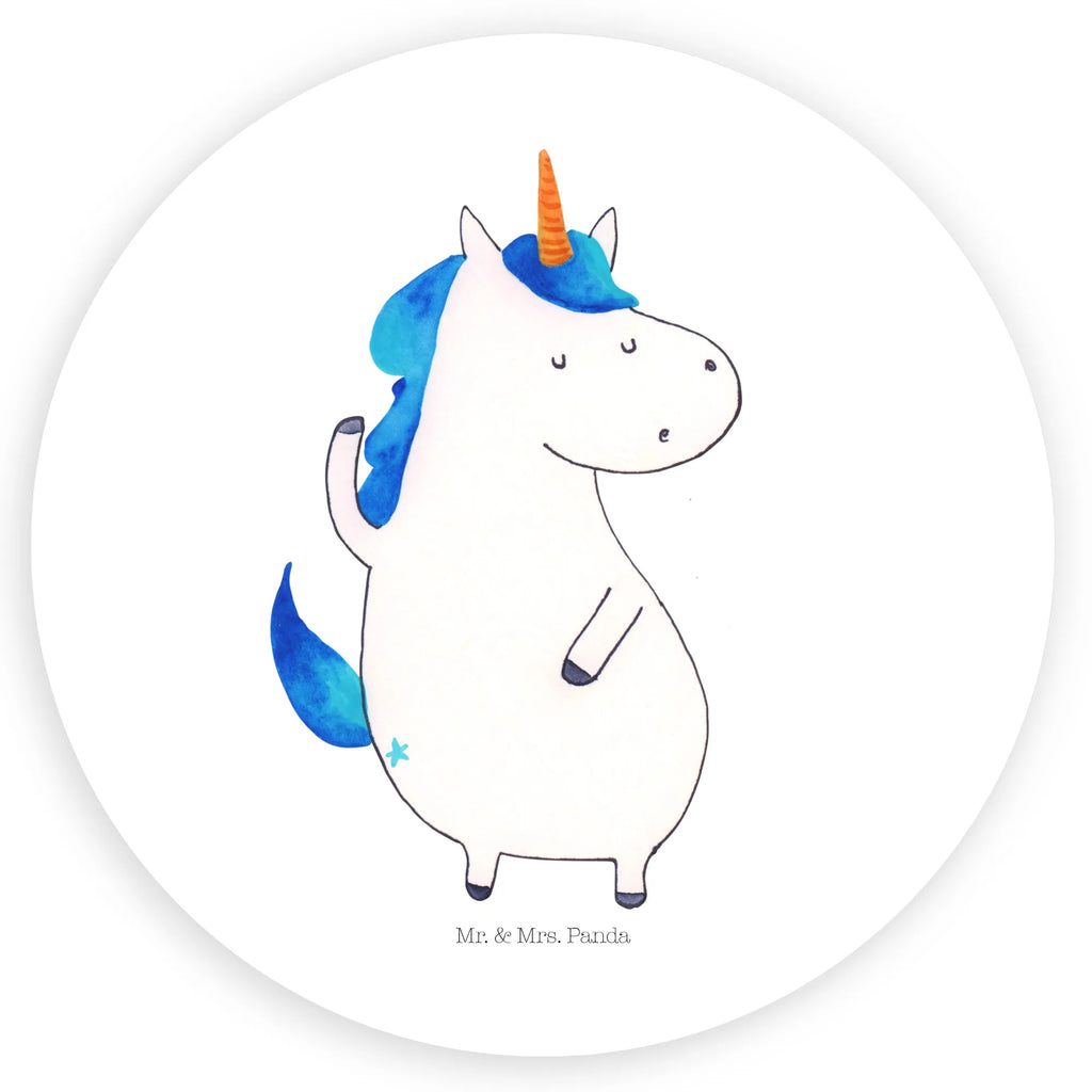 Rund Aufkleber Einhorn Mann Sticker, Aufkleber, Etikett, Einhorn, Einhörner, Einhorn Deko, Pegasus, Unicorn, cool, Mann, Freundin, Familie, bester Freund, BFF, Party, hübsch, beste