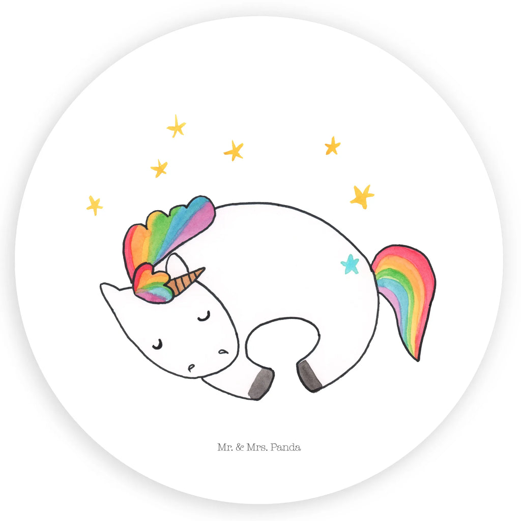 Rund Aufkleber Einhorn Nacht Sticker, Aufkleber, Etikett, Einhorn, Einhörner, Einhorn Deko, Pegasus, Unicorn, Träume, Traum, unicorn, Realität, Menschen, Geschenk, Ruhe, Freundin