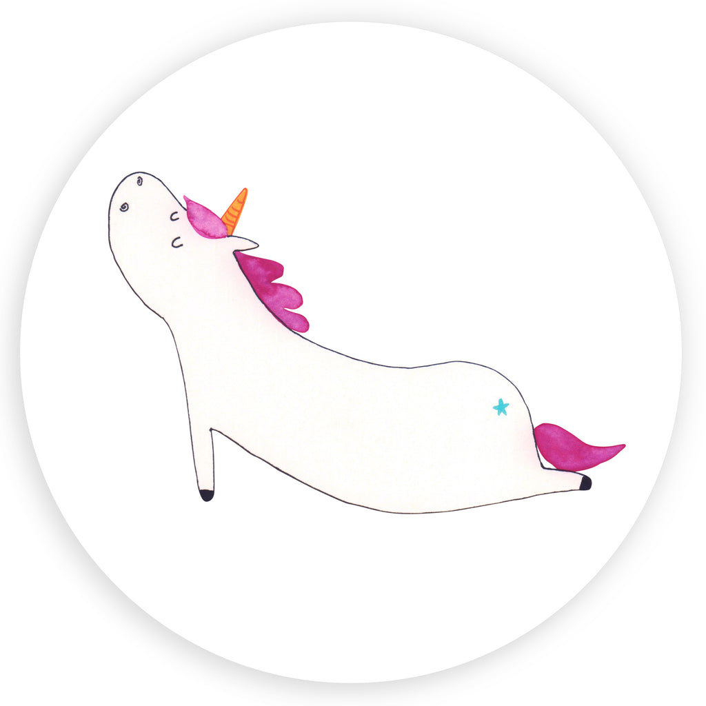 Rund Aufkleber Einhorn Yoga Sticker, Aufkleber, Etikett, Einhorn, Einhörner, Einhorn Deko, Pegasus, Unicorn, Yoga, Namaste, Achtsamkeit, Entspannung, Joga, Yogamatte, Sport, lustig, witzig, süß