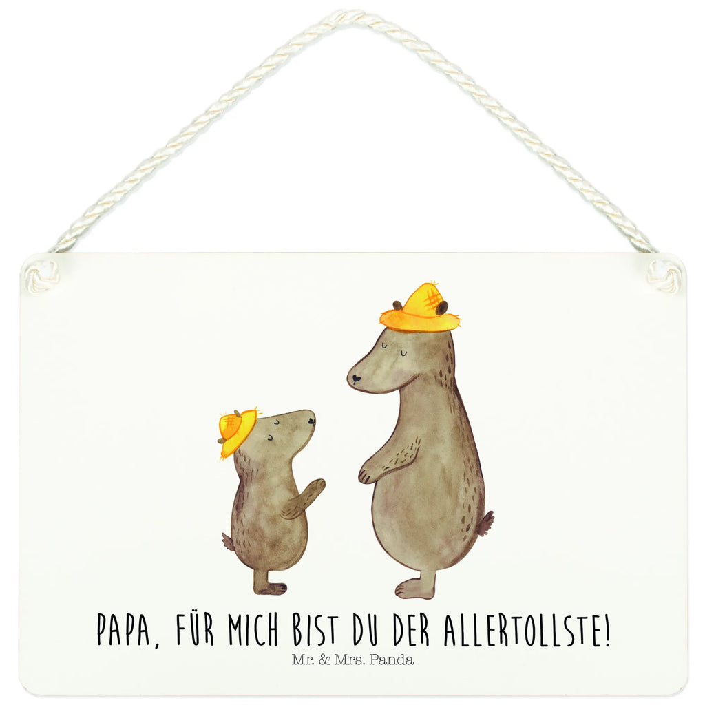 Deko Schild Bären mit Hut Dekoschild, Deko Schild, Schild, Tür Schild, Türschild, Holzschild, Wandschild, Wanddeko, Familie, Vatertag, Muttertag, Bruder, Schwester, Mama, Papa, Oma, Opa, Bär, Bären, Vater, Papi, Paps, Dad, Daddy, Lieblingsmensch, Sohn, Söhne, Kind, Kinder, Vater-Sohn, Family, Vorbild