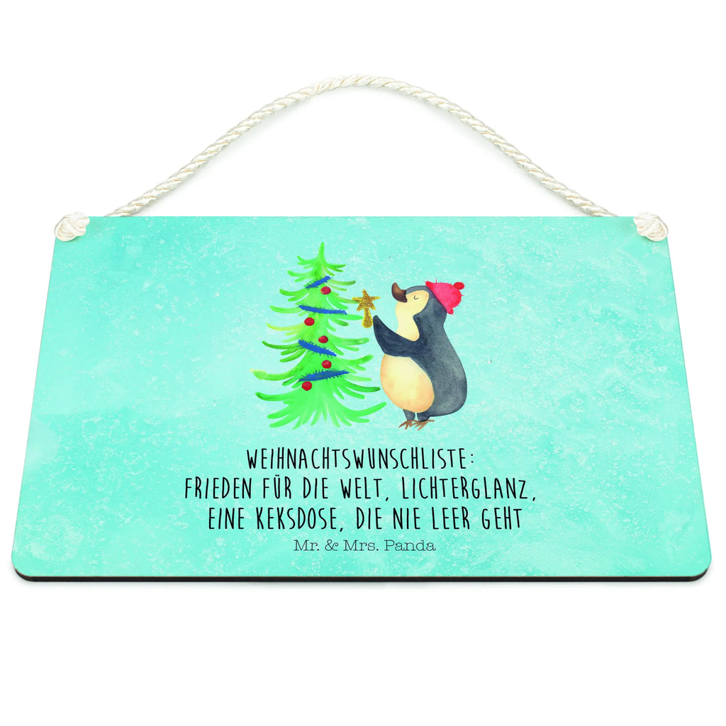 Deko Schild Pinguin Weihnachtsbaum Dekoschild, Deko Schild, Schild, Tür Schild, Türschild, Holzschild, Wandschild, Wanddeko, Winter, Weihnachten, Weihnachtsdeko, Nikolaus, Advent, Heiligabend, Wintermotiv, Pinguin