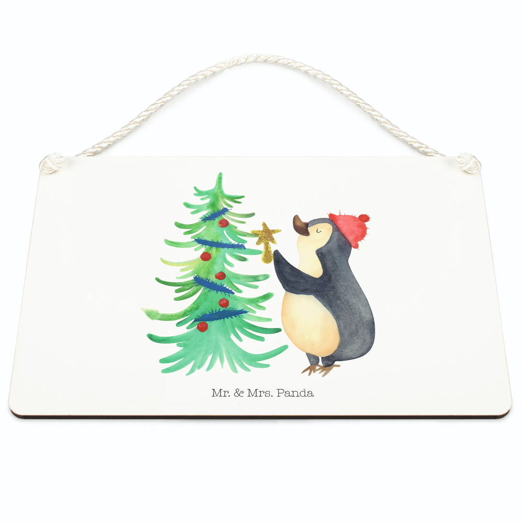 Deko Schild Pinguin Weihnachtsbaum Dekoschild, Deko Schild, Schild, Tür Schild, Türschild, Holzschild, Wandschild, Wanddeko, Winter, Weihnachten, Weihnachtsdeko, Nikolaus, Advent, Heiligabend, Wintermotiv, Pinguin