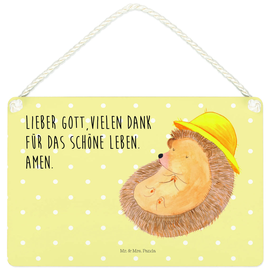 Deko Schild Igel Beten Dekoschild, Deko Schild, Schild, Tür Schild, Türschild, Holzschild, Wandschild, Wanddeko, Tiermotive, Gute Laune, lustige Sprüche, Tiere, Igel, Igel mit Hut, Sonnenhut, Gott, Amen, beten, Leben, Dankbarkeit, Dankbar sein, dankbar, genießen