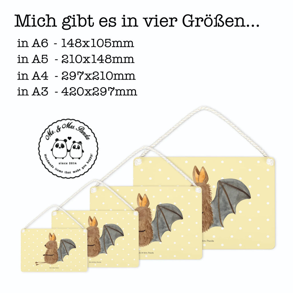 Deko Schild Fledermaus sitzend Dekoschild, Deko Schild, Schild, Tür Schild, Türschild, Holzschild, Wandschild, Wanddeko, Tiermotive, Gute Laune, lustige Sprüche, Tiere, Fledermaus, Fledermäuse, Motivation, entspannen