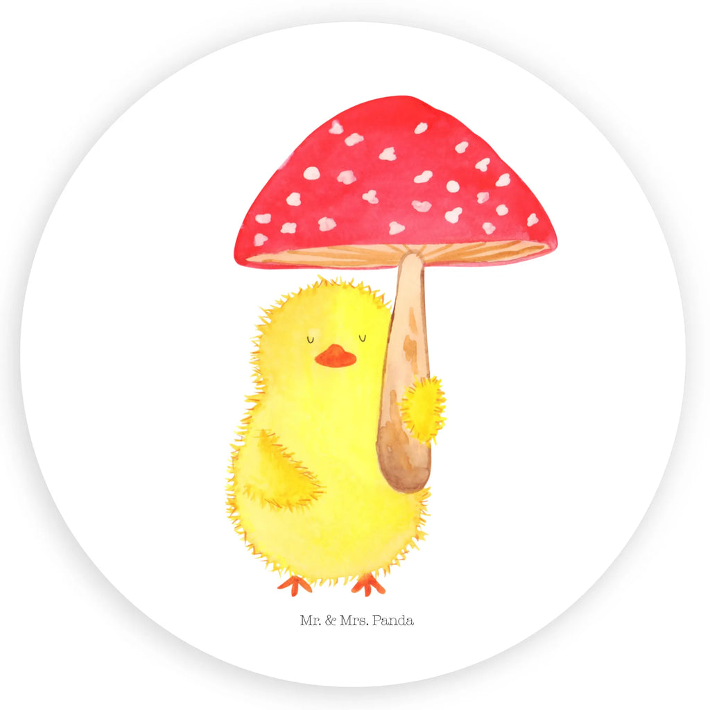 Rund Aufkleber Küken Fliegenpilz Sticker, Aufkleber, Etikett, Ostern, Osterhase, Ostergeschenke, Osternest, Osterdeko, Geschenke zu Ostern, Ostern Geschenk, Ostergeschenke Kinder, Ostern Kinder, Küken, Fliegenpilz, Glückspilz, Frohe Ostern, Ostergrüße