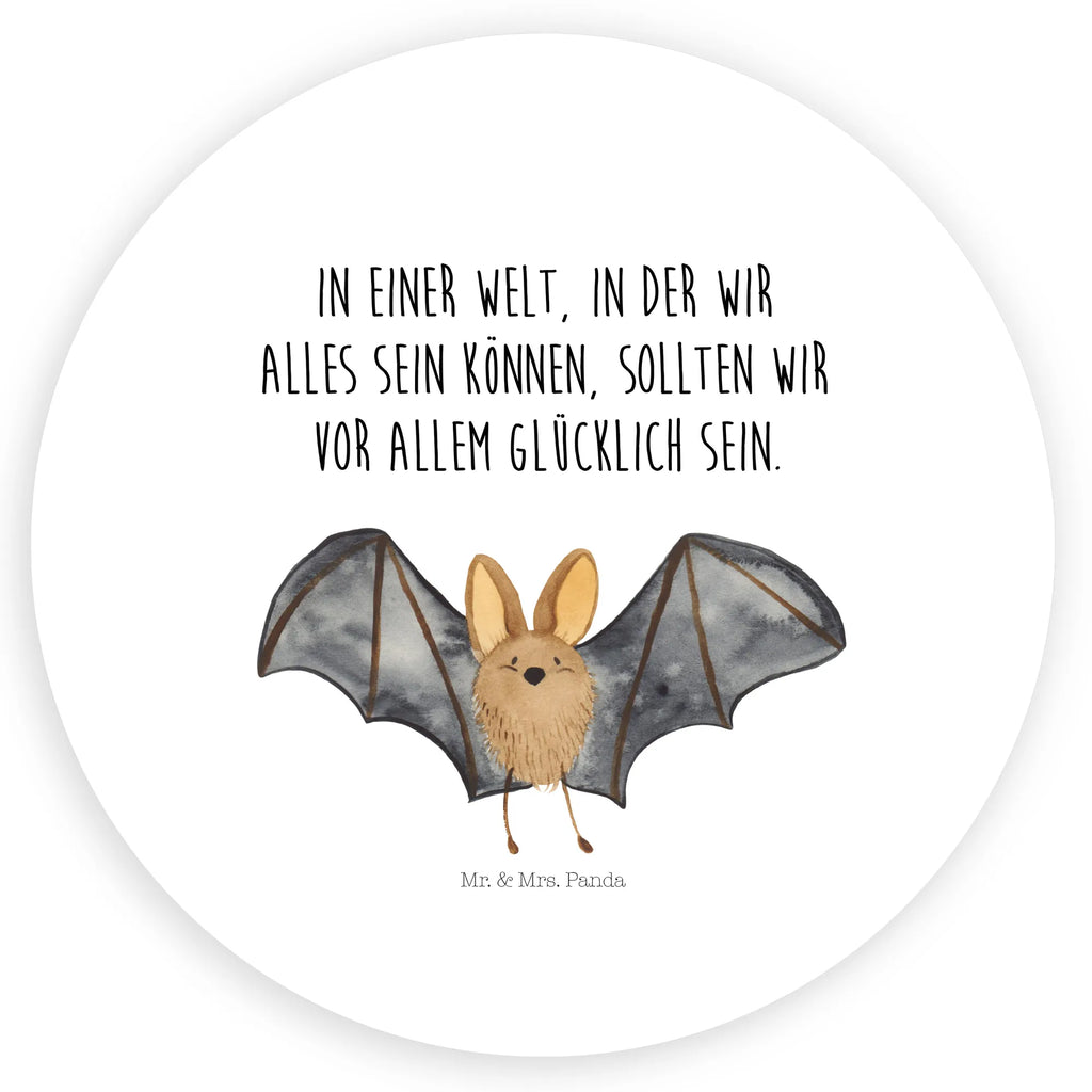 Rund Aufkleber Fledermaus Flügel Sticker, Aufkleber, Etikett, Tiermotive, Gute Laune, lustige Sprüche, Tiere