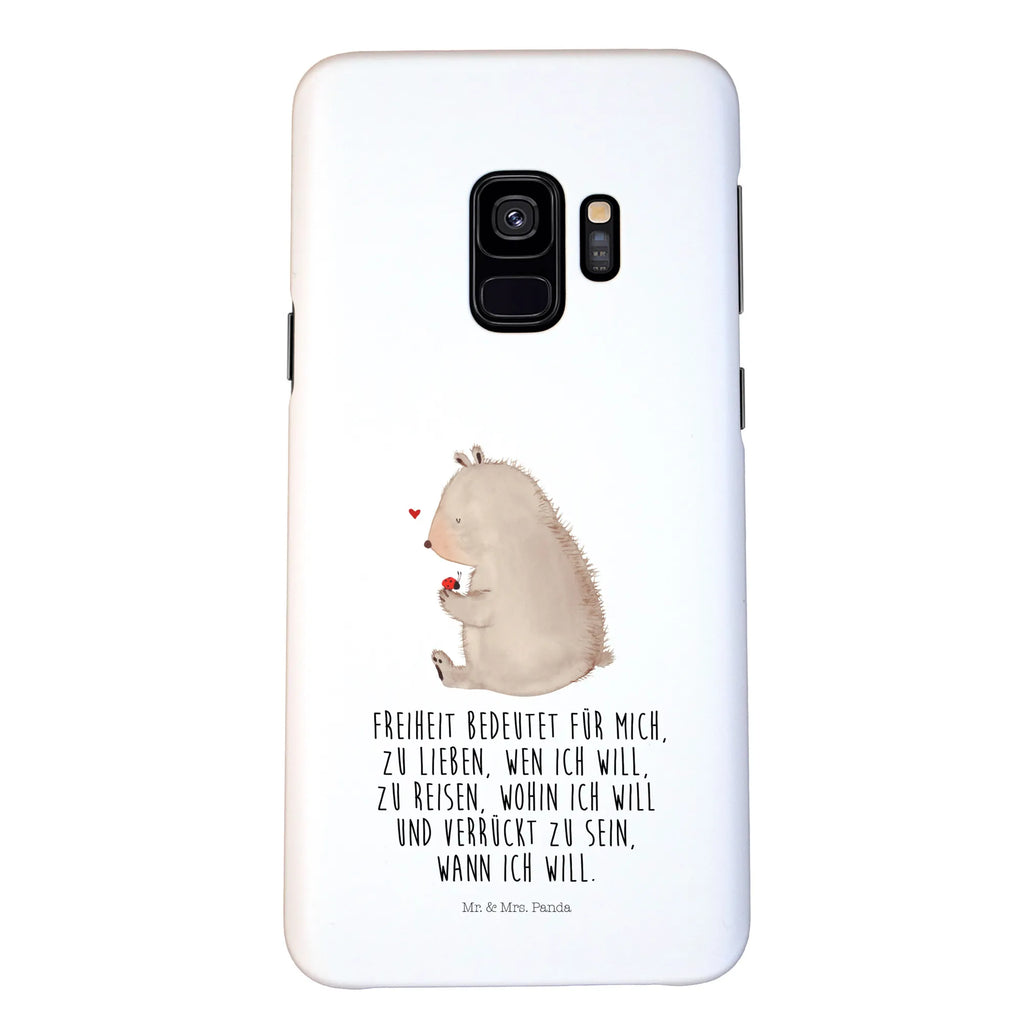 Handyhülle Bär Marienkäfer Handyhülle, Handycover, Cover, Handy, Hülle, Iphone 10, Iphone X, Bär, Teddy, Teddybär, Marienkäfer, Liebe, Freiheit, Motivation, Das Leben ist schön