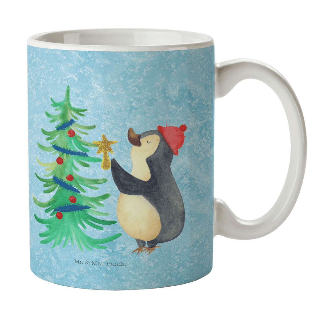 Tasse Pinguin Weihnachtsbaum Tasse, Kaffeetasse, Teetasse, Becher, Kaffeebecher, Teebecher, Keramiktasse, Porzellantasse, Büro Tasse, Geschenk Tasse, Tasse Sprüche, Tasse Motive, Kaffeetassen, Tasse bedrucken, Designer Tasse, Cappuccino Tassen, Schöne Teetassen, Winter, Weihnachten, Weihnachtsdeko, Nikolaus, Advent, Heiligabend, Wintermotiv, Pinguin