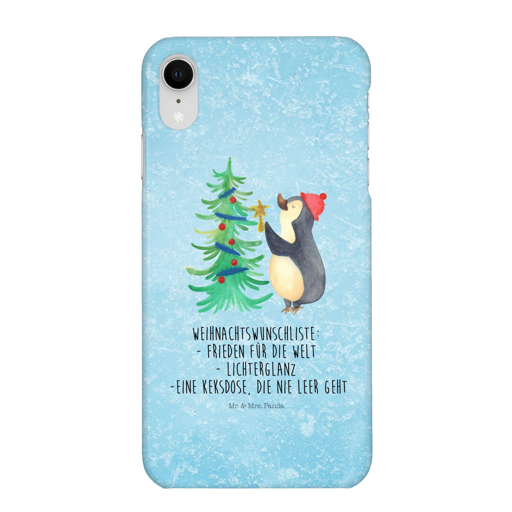 Handyhülle Pinguin Weihnachtsbaum Handyhülle, Handycover, Cover, Handy, Hülle, Iphone 10, Iphone X, Winter, Weihnachten, Weihnachtsdeko, Nikolaus, Advent, Heiligabend, Wintermotiv, Pinguin