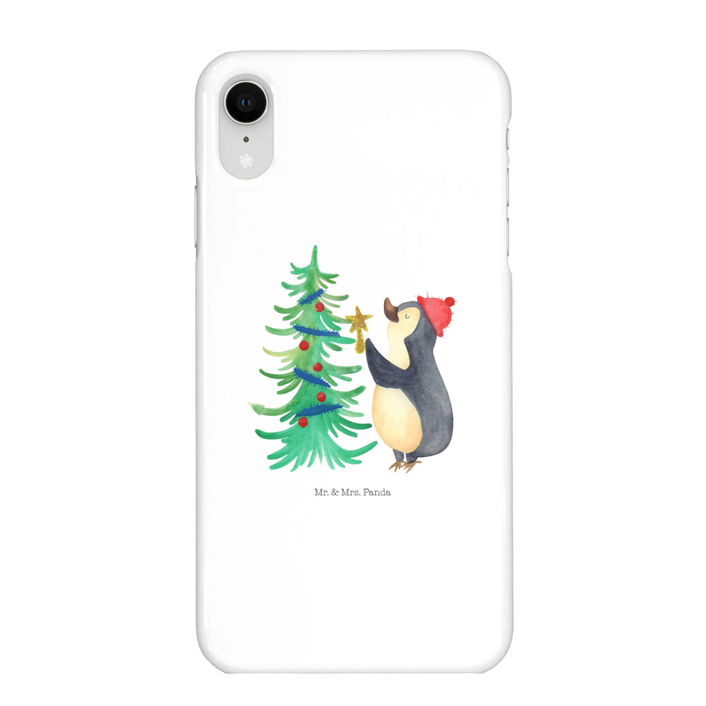 Handyhülle Pinguin Weihnachtsbaum Handyhülle, Handycover, Cover, Handy, Hülle, Iphone 10, Iphone X, Winter, Weihnachten, Weihnachtsdeko, Nikolaus, Advent, Heiligabend, Wintermotiv, Pinguin