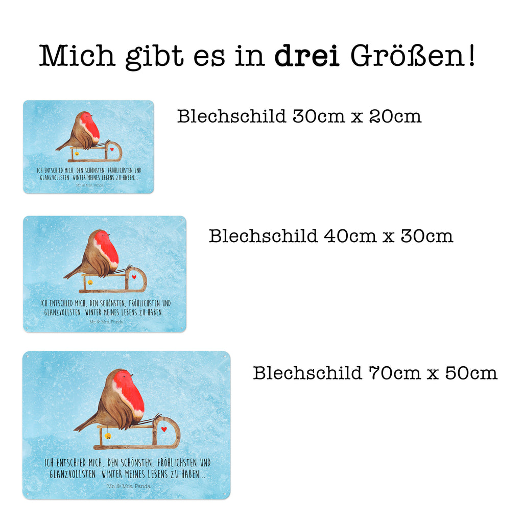 Blechschild Rotkehlchen Schlitten Weihnachten, Schlitten, Vogel Blechschild, Metallschild, Geschenk Schild, Schild, Magnet-Metall-Schild, Deko Schild, Wandschild, Wand-Dekoration, Türschild, Wandschild, Metallschild  Winter, Weihnachten, Weihnachtsdeko, Nikolaus, Advent, Heiligabend, Wintermotiv