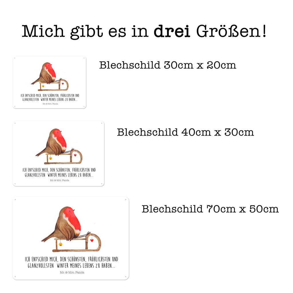 Blechschild Rotkehlchen Schlitten Weihnachten, Schlitten, Vogel Blechschild, Metallschild, Geschenk Schild, Schild, Magnet-Metall-Schild, Deko Schild, Wandschild, Wand-Dekoration, Türschild, Wandschild, Metallschild  Winter, Weihnachten, Weihnachtsdeko, Nikolaus, Advent, Heiligabend, Wintermotiv