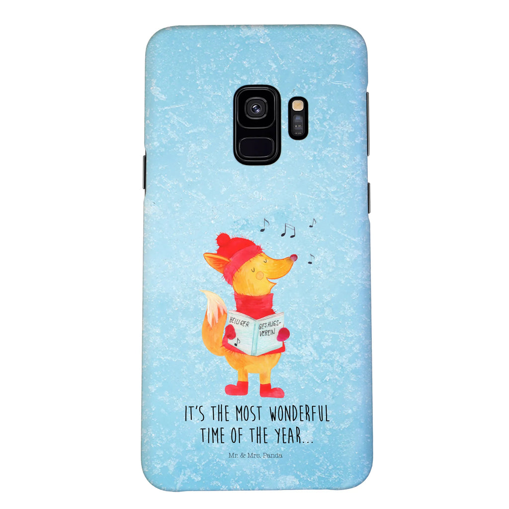 Handyhülle Fuchs Sänger Handyhülle, Handycover, Cover, Handy, Hülle, Iphone 10, Iphone X, Winter, Weihnachten, Weihnachtsdeko, Nikolaus, Advent, Heiligabend, Wintermotiv, Fuchs, Füchse, Sänger, Geschenk Sänger, Singen, Weihnachtslieder