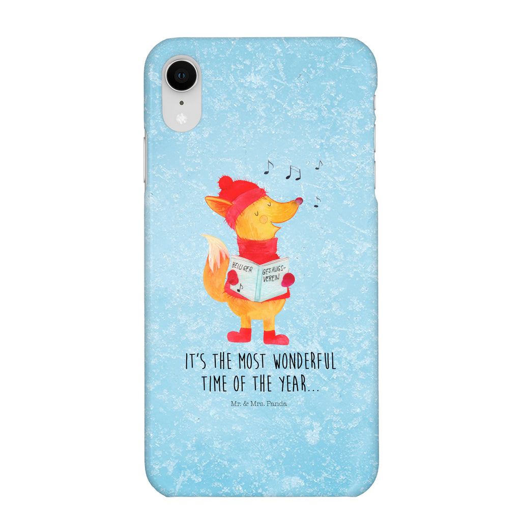 Handyhülle Fuchs Sänger Handyhülle, Handycover, Cover, Handy, Hülle, Iphone 10, Iphone X, Winter, Weihnachten, Weihnachtsdeko, Nikolaus, Advent, Heiligabend, Wintermotiv, Fuchs, Füchse, Sänger, Geschenk Sänger, Singen, Weihnachtslieder