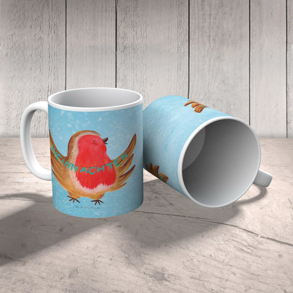 Tasse Rotkehlchen Weihnachten Tasse, Kaffeetasse, Teetasse, Becher, Kaffeebecher, Teebecher, Keramiktasse, Porzellantasse, Büro Tasse, Geschenk Tasse, Tasse Sprüche, Tasse Motive, Kaffeetassen, Tasse bedrucken, Designer Tasse, Cappuccino Tassen, Schöne Teetassen, Winter, Weihnachten, Weihnachtsdeko, Nikolaus, Advent, Heiligabend, Wintermotiv, Frohe Weihnachten, Weihnachtsmotiv, Weihnachtsgruß, Vogel, xmas