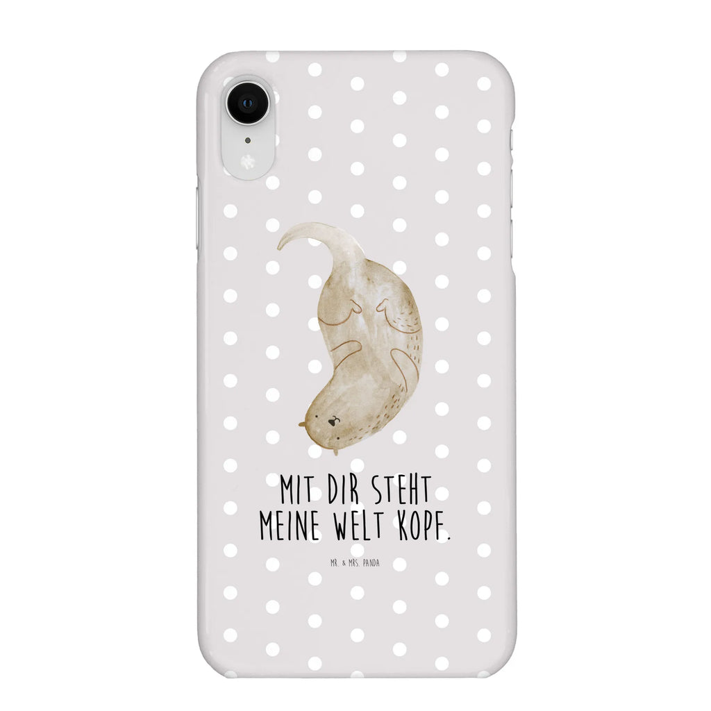 Handyhülle Otter Kopfüber Handyhülle, Handycover, Cover, Handy, Hülle, Iphone 10, Iphone X, Otter, Fischotter, Seeotter, Otter Seeotter See Otter