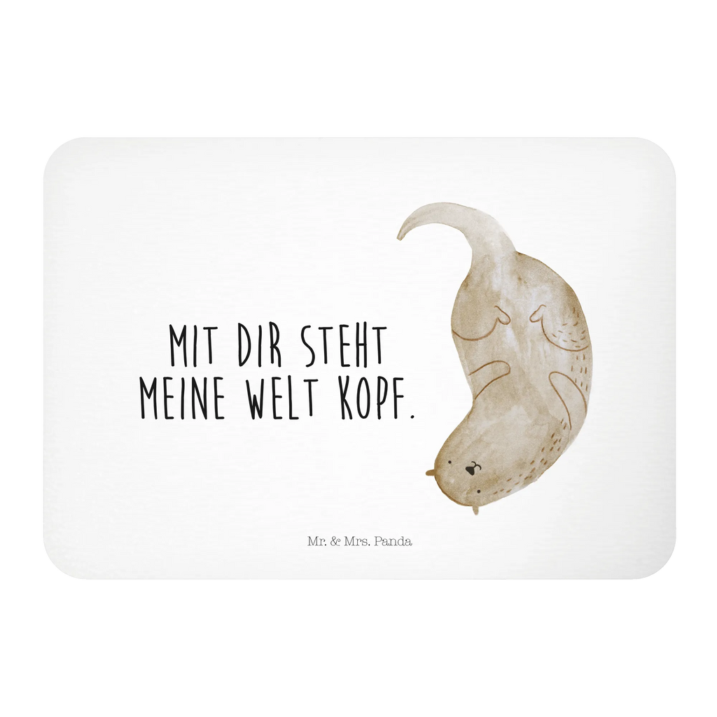 Magnet Otter kopfüber Kühlschrankmagnet, Pinnwandmagnet, Souvenir Magnet, Motivmagnete, Dekomagnet, Whiteboard Magnet, Notiz Magnet, Kühlschrank Dekoration, Otter, Fischotter, Seeotter, Otter Seeotter See Otter