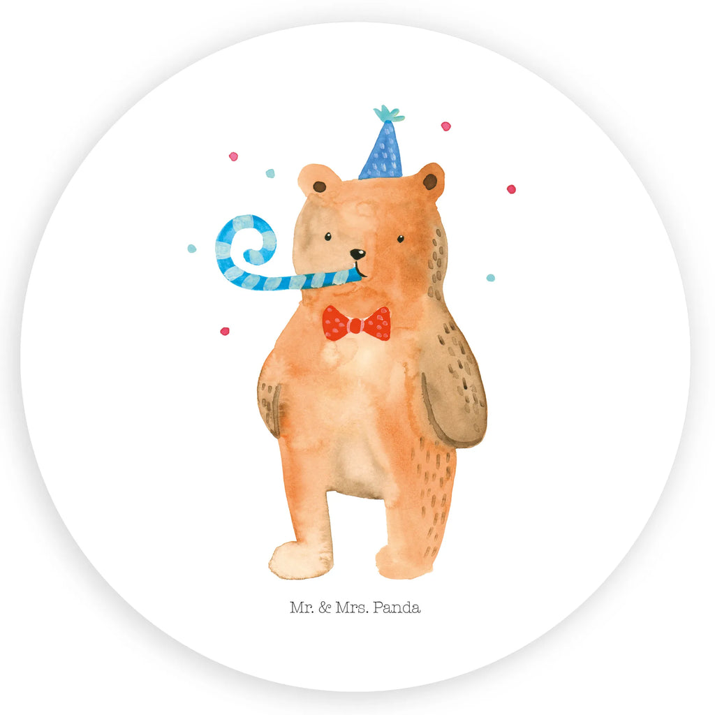 Rund Aufkleber Bär Geburtstag Sticker, Aufkleber, Etikett, Bär, Teddy, Teddybär, Happy Birthday, Alles Gute, Glückwunsch, Geburtstag