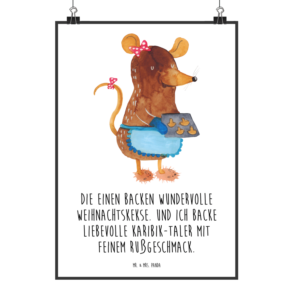 Poster Maus Kekse Poster, Wandposter, Bild, Wanddeko, Küchenposter, Kinderposter, Wanddeko Bild, Raumdekoration, Wanddekoration, Handgemaltes Poster, Mr. & Mrs. Panda Poster, Designposter, Kunstdruck, Posterdruck, Winter, Weihnachten, Weihnachtsdeko, Nikolaus, Advent, Heiligabend, Wintermotiv, Maus, Kekse, backen, Weihnachtskekse, Plätzchen, Weihnachtsbäckerei, Chaosqueen