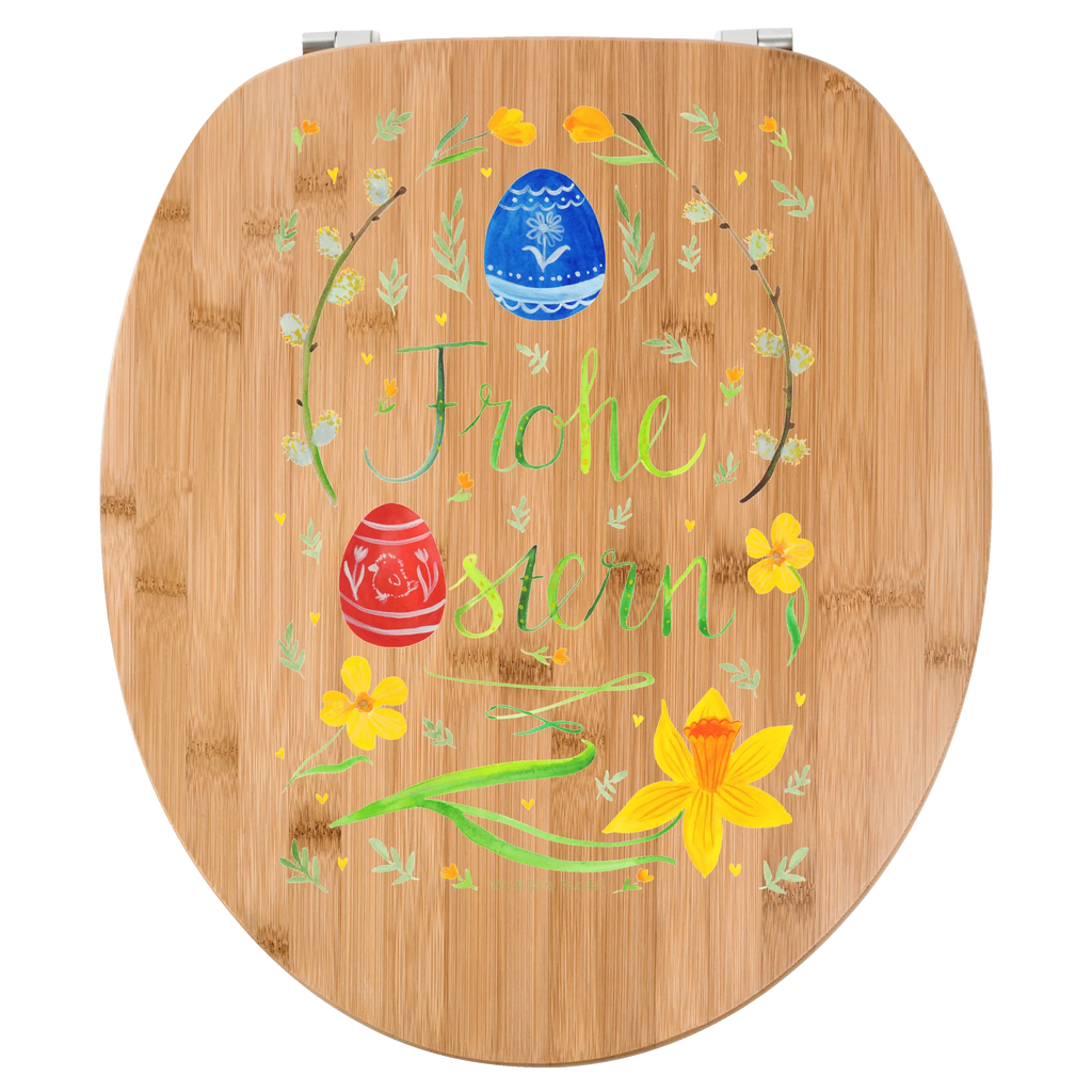 Motiv WC Sitz Ostern Frohe Ostern Klobrille, Klodeckel, Toilettendeckel, WC-Sitz, Toilette, Ostern, Osterhase, Ostergeschenke, Osternest, Osterdeko, Geschenke zu Ostern, Ostern Geschenk, Ostergeschenke Kinder, Ostern Kinder, Frohe Ostern, Ostergrüße, Osterblume, Osterei, bemalte Ostereier, Weidenkätzchen. Lettering