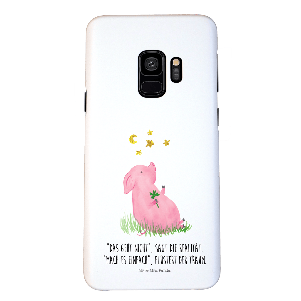 Handyhülle Schwein Glück Handyhülle, Handycover, Cover, Handy, Hülle, Samsung Galaxy S8 plus, Tiermotive, Gute Laune, lustige Sprüche, Tiere, Glücksschwein. Glück, Schwein, Schweinchen, Sterne, Sernchen, Ziele, Träume, Motivation, Glücksbringer