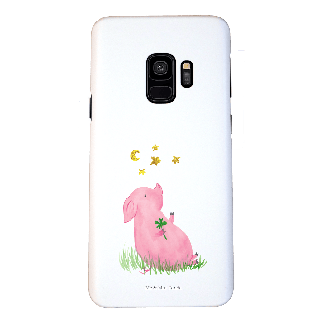 Handyhülle Schwein Glück Handyhülle, Handycover, Cover, Handy, Hülle, Samsung Galaxy S8 plus, Tiermotive, Gute Laune, lustige Sprüche, Tiere, Glücksschwein. Glück, Schwein, Schweinchen, Sterne, Sernchen, Ziele, Träume, Motivation, Glücksbringer