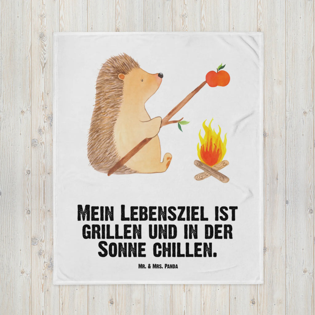 Babydecke Igel grillt Babydecke, Babygeschenk, Geschenk Geburt, Babyecke Kuscheldecke, Krabbeldecke, Tiermotive, Gute Laune, lustige Sprüche, Tiere, Igel, Grillen, Ziele, Motivation, arbeitslos, Sinn des Lebens, Spruch