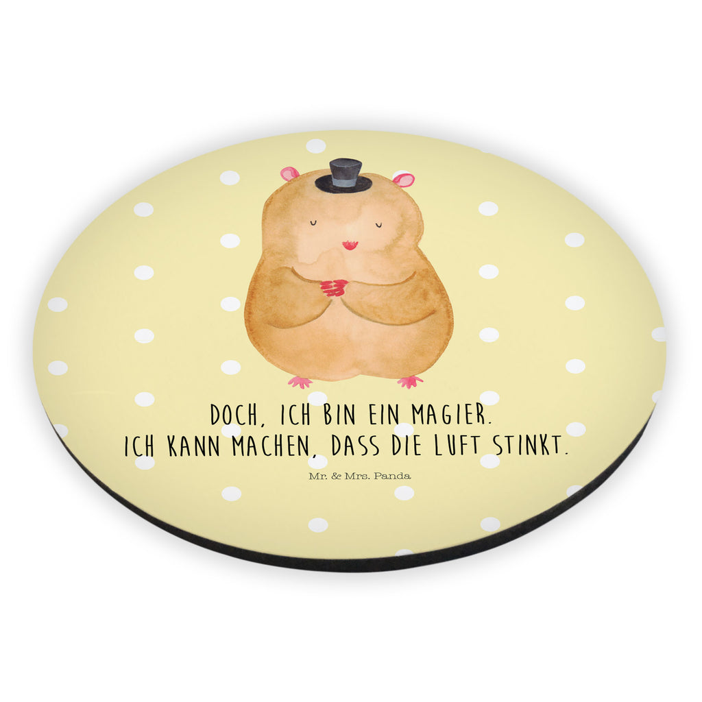 Rund Magnet Hamster mit Hut Kühlschrankmagnet, Pinnwandmagnet, Souvenir Magnet, Motivmagnete, Dekomagnet, Whiteboard Magnet, Notiz Magnet, Kühlschrank Dekoration, Tiermotive, Gute Laune, lustige Sprüche, Tiere, Hamster, Hut, Magier, Zylinder, Zwerghamster, Zauberer