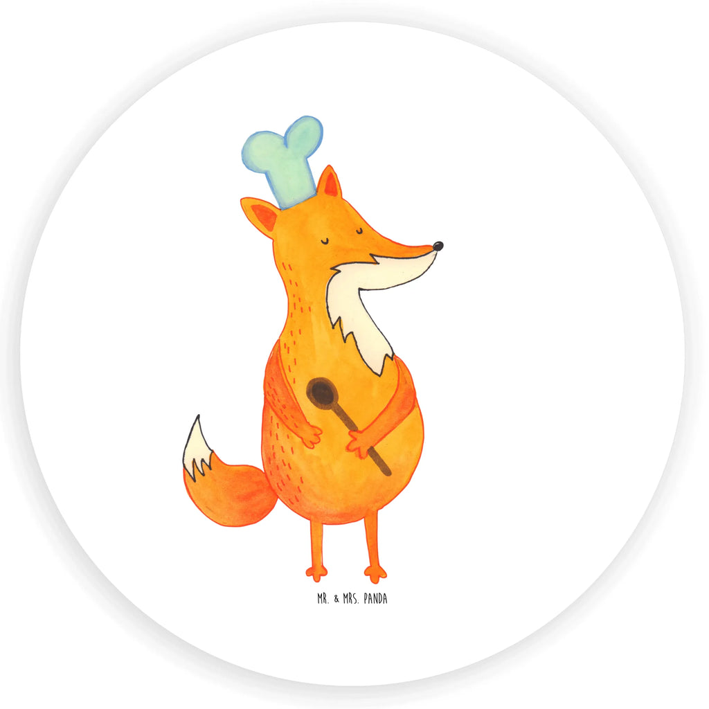 Rund Aufkleber Fuchs Koch Sticker, Aufkleber, Etikett, Fuchs, Füchse, Koch Geschenk, Küche Spruch, Küche Deko, Köche, Bäcker, Party Spruch, Spruch lustig, witzig