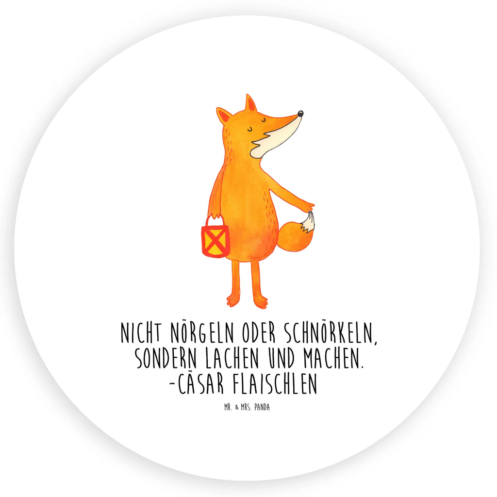 Rund Aufkleber Fuchs Laterne Sticker, Aufkleber, Etikett, Fuchs, Füchse, Spruch trösten, Liebeskummer Spruch, Laterne, Sankt Martin, Laternenumzug, Aufmuntern, Cäsar Otto Hugo Flaischlen