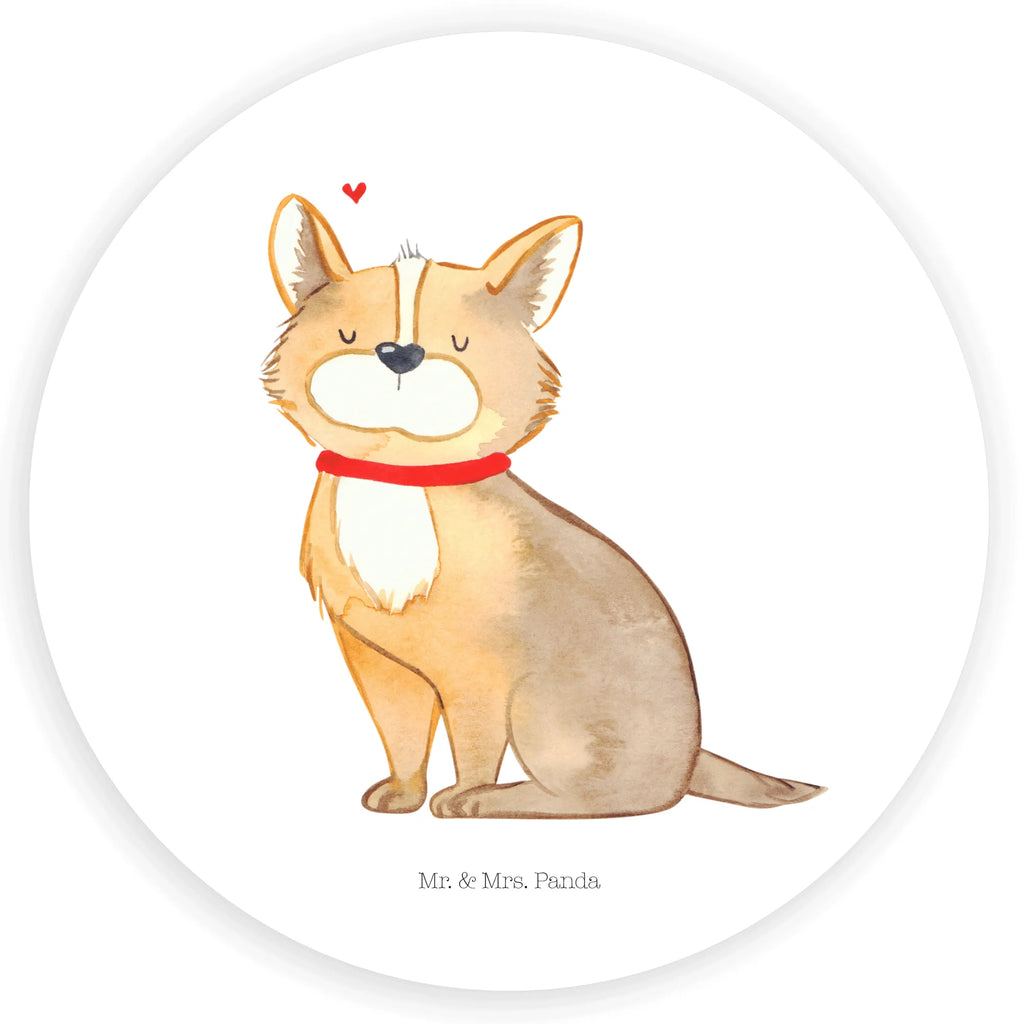 Rund Aufkleber Hundeglück Sticker, Aufkleber, Etikett, Hund, Hundemotiv, Haustier, Hunderasse, Tierliebhaber, Hundebesitzer, Sprüche, Corgie, Hundeliebe, Spruch, Hundemama, Liebe