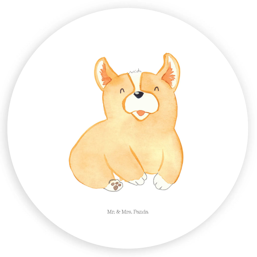 Rund Aufkleber Corgie Sticker, Aufkleber, Etikett, Hund, Hundemotiv, Haustier, Hunderasse, Tierliebhaber, Hundebesitzer, Sprüche, Corgie, Welsh Corgie Pembroke, britisch, Motivation, Spruch, Hundespruch, Lebensfreude