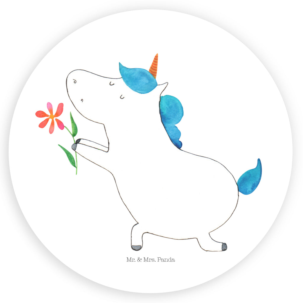 Rund Aufkleber Einhorn Blume Sticker, Aufkleber, Etikett, Einhorn, Einhörner, Einhorn Deko, Pegasus, Unicorn, Liebe, Liebesbeweis, Antrag, Heiratsantrag, Verlobung, Ehepaar, Pärchen, Partner, Freund, Freundin, Ehe, heiraten