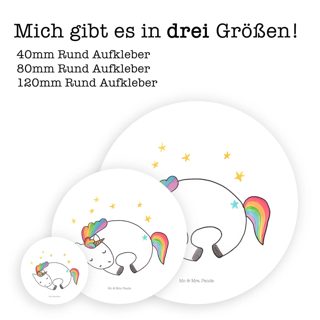 Rund Aufkleber Einhorn Nacht Sticker, Aufkleber, Etikett, Einhorn, Einhörner, Einhorn Deko, Pegasus, Unicorn, Träume, Traum, unicorn, Realität, Menschen, Geschenk, Ruhe, Freundin