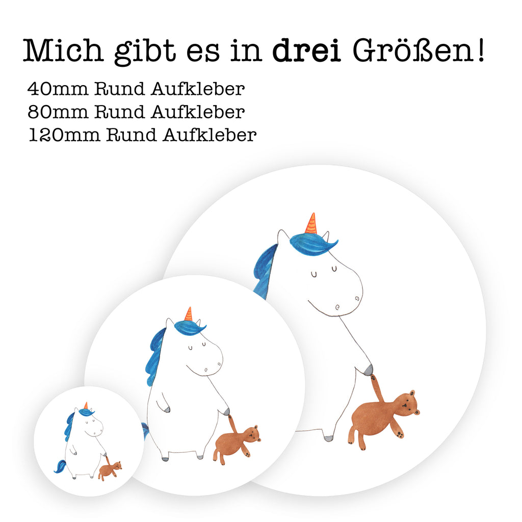 Rund Aufkleber Einhorn Teddy Sticker, Aufkleber, Etikett, Einhorn, Einhörner, Einhorn Deko, Pegasus, Unicorn, schlafen, gute Nacht, Single, Bett, Träumen, Freundin, Singleleben