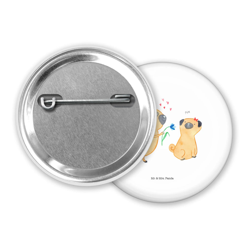 Button Mops verliebt 50mm Button, Button, Pin, Anstecknadel, Hund, Hundemotiv, Haustier, Hunderasse, Tierliebhaber, Hundebesitzer, Sprüche, Mops, Möpse, Hundeliebe, verliebt, Liebe, Liebesspruch. Verlobt, Geschenk Freund, Partner