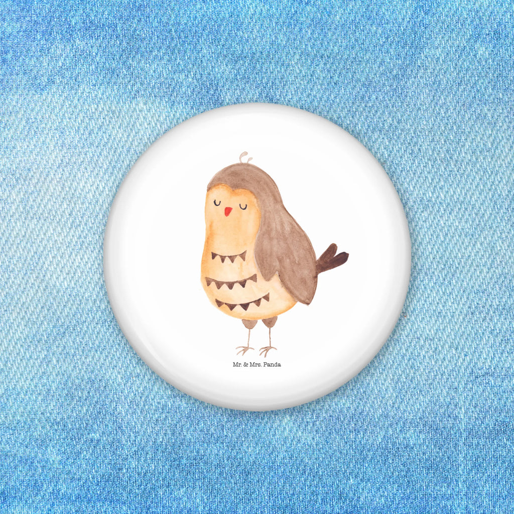 Button Eule Zufrieden 50mm Button, Button, Pin, Anstecknadel, Eule, Eule Spruch, Eule deko, Owl, Liebe Spruch, Romantisch, Wortspiel lustig, Spruch schön, Geschenk Hochzeitstag