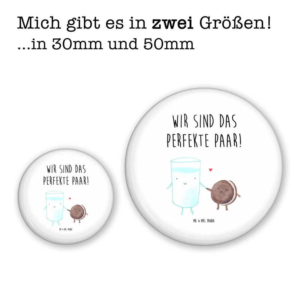 Button Milch & Keks 50mm Button, Button, Pin, Anstecknadel, Tiermotive, Gute Laune, lustige Sprüche, Tiere, Milk, Cookie, Milch, Keks, Kekse, Kaffee, Einladung Frühstück, Motiv süß, romantisch, perfektes Paar