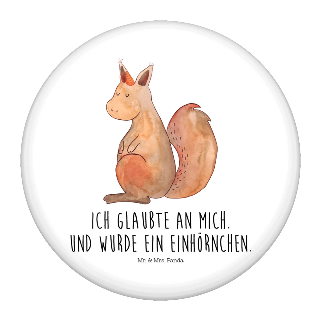 Button Einhörnchen Glaube 50mm Button, Button, Pin, Anstecknadel, Einhorn, Einhörner, Einhorn Deko, Pegasus, Unicorn, Einhörnchen, Eichhörnchen, Eichhorn